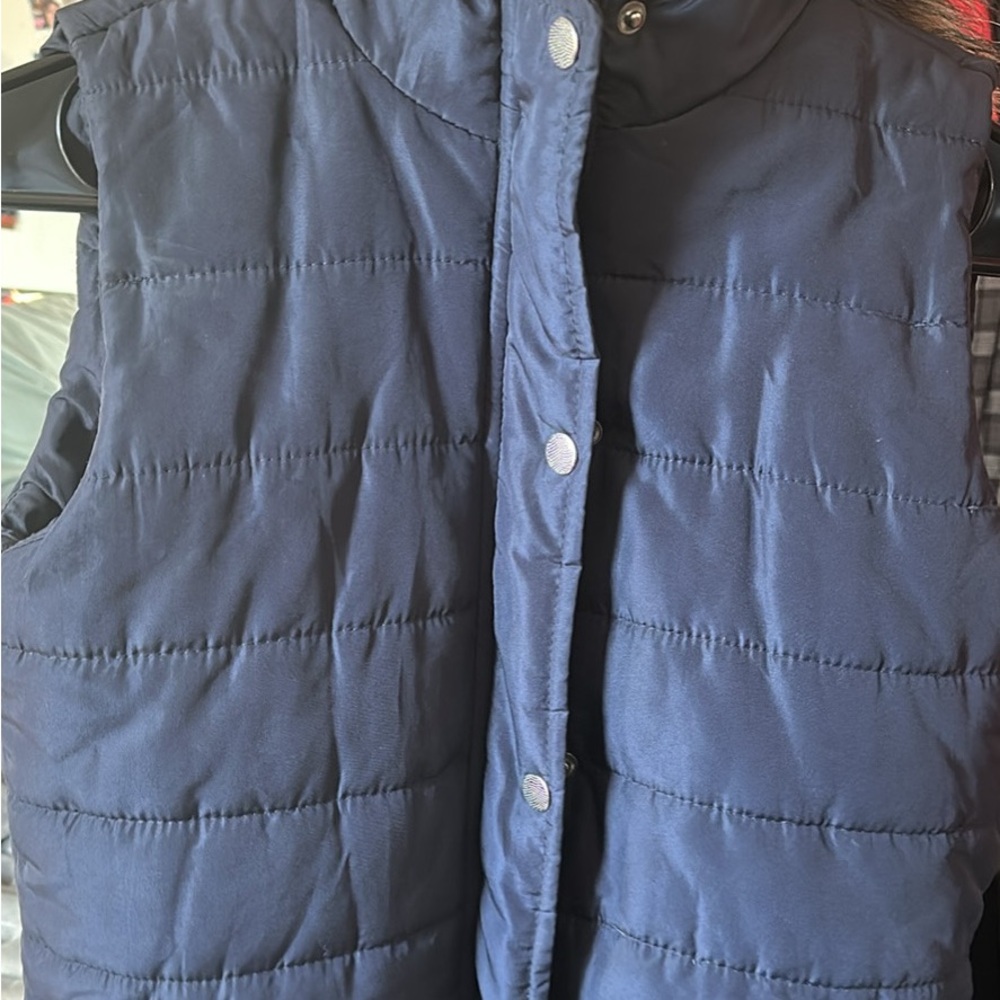 Navy Puffer Vest